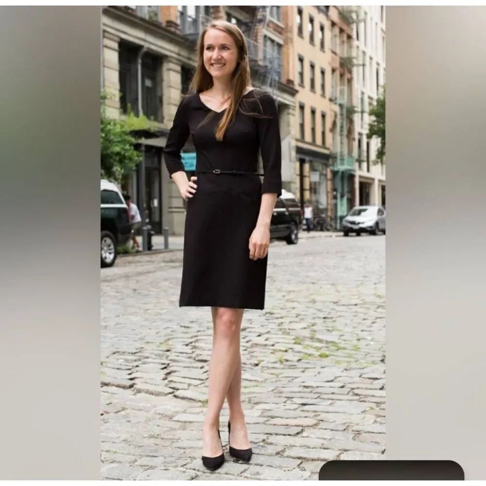MM LaFleur Alexandra Black Dress Sz 2